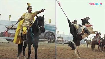 赵王欢乐城马战表演